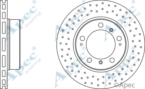 APEC BRAKING Jarrulevy DSK2859